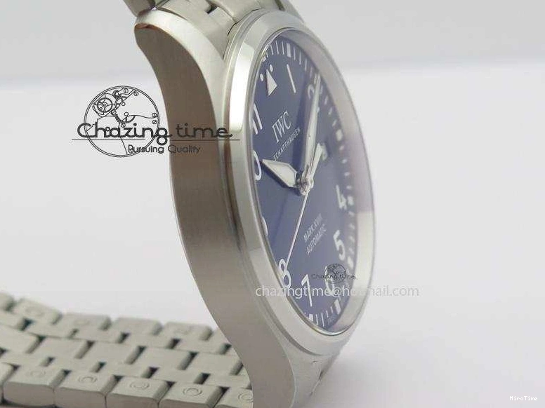 MIROTIME 0314 Durable Mark XVIII Le Petit Prince IW327004 SS Mk Maker Best Edition Blue Dial On SS Bracelet A 7297